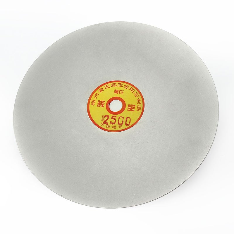 uxcell 250mm 10-inch Grit 2500 Diamond Coated Flat Lap Disk Wheel Grinding Sanding Disc - Image 3