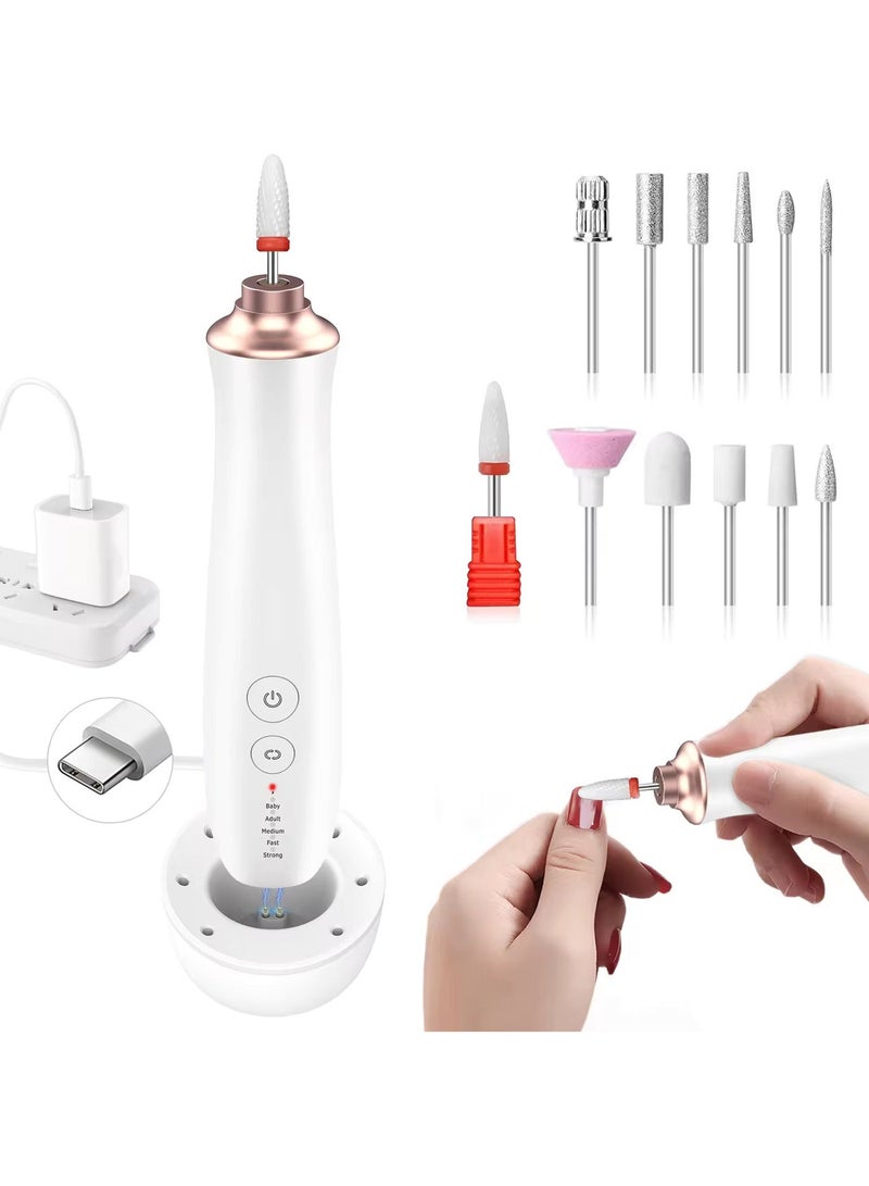 MOCOM 2025 Strong Mini Wireless UV Nail Machine – 35,000RPM Professional Brushless E-File | Portable Cordless Electric Nail Drill Machine M151 | Rechargeable USB Nail Drill Pen for Manicure & Pedicure | Powerful Nail Art Tool for Gel Polish Removal, Acrylic Shaping & Precision Filing | Salon-Quality Handpiece Nail Drill Tool for Home & Professional Use - Image 2