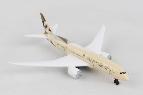 Daron Toy Airplane – Etihad – Die-Cast Metal Model Airplane Toy with Plastic Parts for Kids Ages 3+ - Image 2