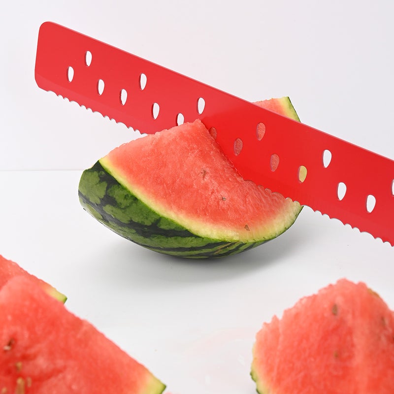2pcs Extended Watermelon Knife Watermelon Cutter Slicer Stainless Steel Extended Watermelon Knife Garnish Tools For Kitchen - Image 3