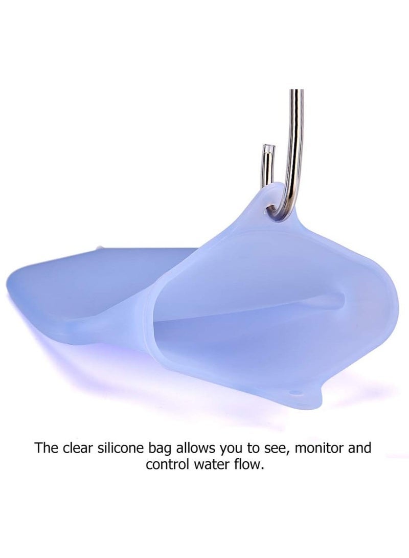 general Non-Toxic Silicone Enema Bag Kit,Reusable,2L,with 1.5m Long Hose 5 Replaceable Tips and Controlled Water Flow for Colon Detox Cleanse Douche for Women and Men - Image 3