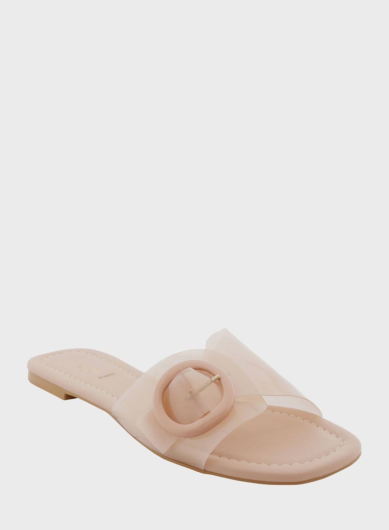 FYOR One Strap Low Heel Sandals - Image 2