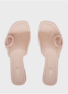 FYOR One Strap Low Heel Sandals  - Image 4