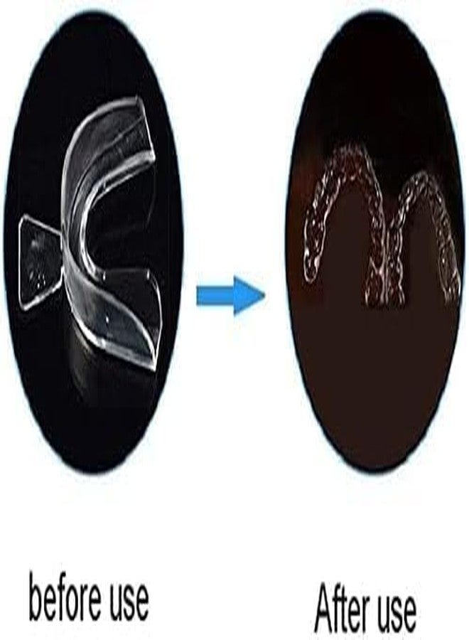 Wentoenapp 4Pcs Transparent Mouth Guard Silicone Grinding Guard Teeth Whitening Tray Sleeping Gum Shield for Sports Bruxism Bite Guard Easy to Use,Teeth Grinding Guards, Health and Household, Oral Pain Relief - Image 4