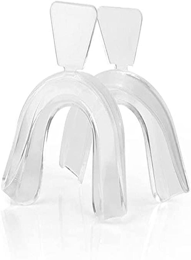 Wentoenapp 4Pcs Transparent Mouth Guard Silicone Grinding Guard Teeth Whitening Tray Sleeping Gum Shield for Sports Bruxism Bite Guard Easy to Use,Teeth Grinding Guards, Health and Household, Oral Pain Relief - Image 3