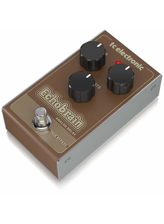 TC Electronic Echobrain Analog Delay Vintage Style Pedal with All-Analogue Bucket-Brigade Circuit - Image 3