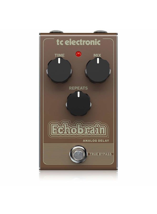 TC Electronic Echobrain Analog Delay Vintage Style Pedal with All-Analogue Bucket-Brigade Circuit - Image 1