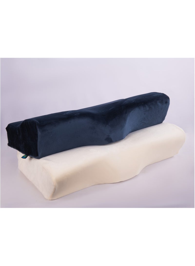 Max Comfort A medical sleeping pillow developed from memory foam to prevent neck, shoulder and spine pain, and to reduce snoring during sleep, from Max Comfort, F-White - Image 2