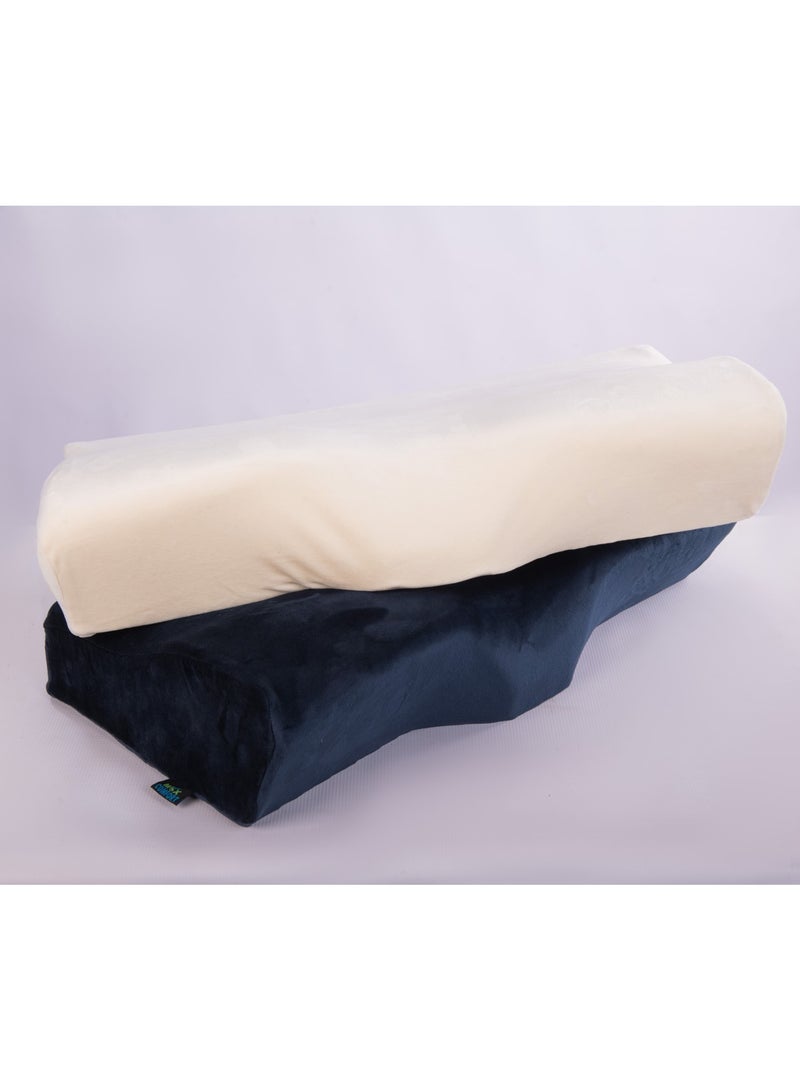 Max Comfort A medical sleeping pillow developed from memory foam to prevent neck, shoulder and spine pain, and to reduce snoring during sleep, from Max Comfort, F-White - Image 3