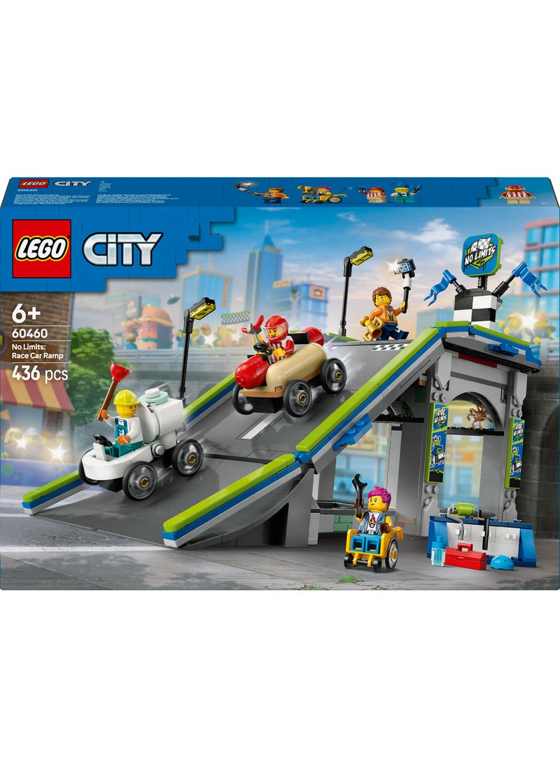 LEGO Lego City No Limits: Race Car Ramp Track 60460 (436) Pieces  - Image 2