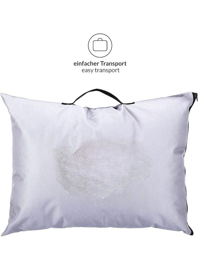 U Shape Pregnancy Pillow Full Body Support Cushion for Side Sleeping Maternity Pillow for Back Belly and Leg Comfort with Removable Zipper Cover - Image 2