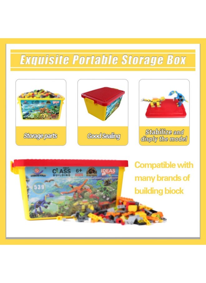EP EXERCISE N PLAY EP EXERCISE N PLAY Dinosaur Building Blocks, Dinosaur Toys，Creative DIY Construction Toys for Boys and Girls Ages 6+ (539 pcs)  - Image 5