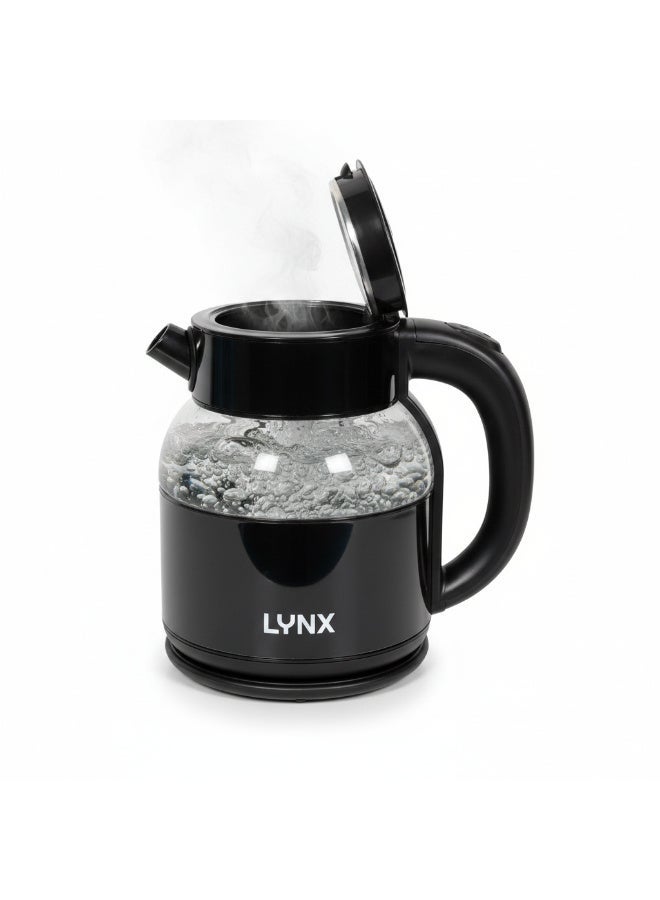 Lynx KT-2111 Electric Kettle 1.8L Stainless Steel 1500W Fast Boiling Kettle with Auto Shut Off Boil Dry Protection Concealed Heating Element Smooth Pour Rotating Base Easy Clean - Image 1