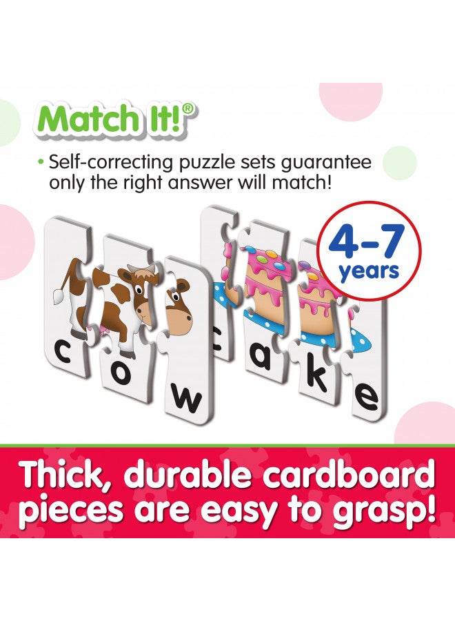 The Learning Journey: Match It! - Spelling - 20 Piece Self-Correcting Spelling Puzzle for Three and Four Letter Words with Matching Images - Learning Toys for 4 Year Olds - Award Winning Toys - Image 3