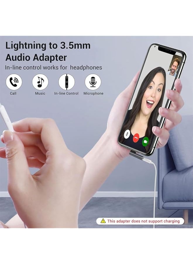 Usb C To 3.5Mm Audio Adapter Usb C Adapter Headphone Jack Adapter Headphone Splitter Plug & Play For Iphone 16 Pro Max 15 Pro Max Plus Galaxy S24 S23 Ultra S22 S21