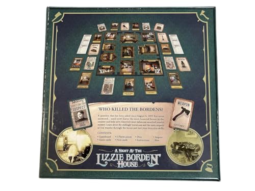 US Ghost Adventures A Night at The Lizzie Borden House Mystery Official Board Game Halloween Game Gothic Home Decor Spooky Games Eerie Evening Entertainment - Image 5