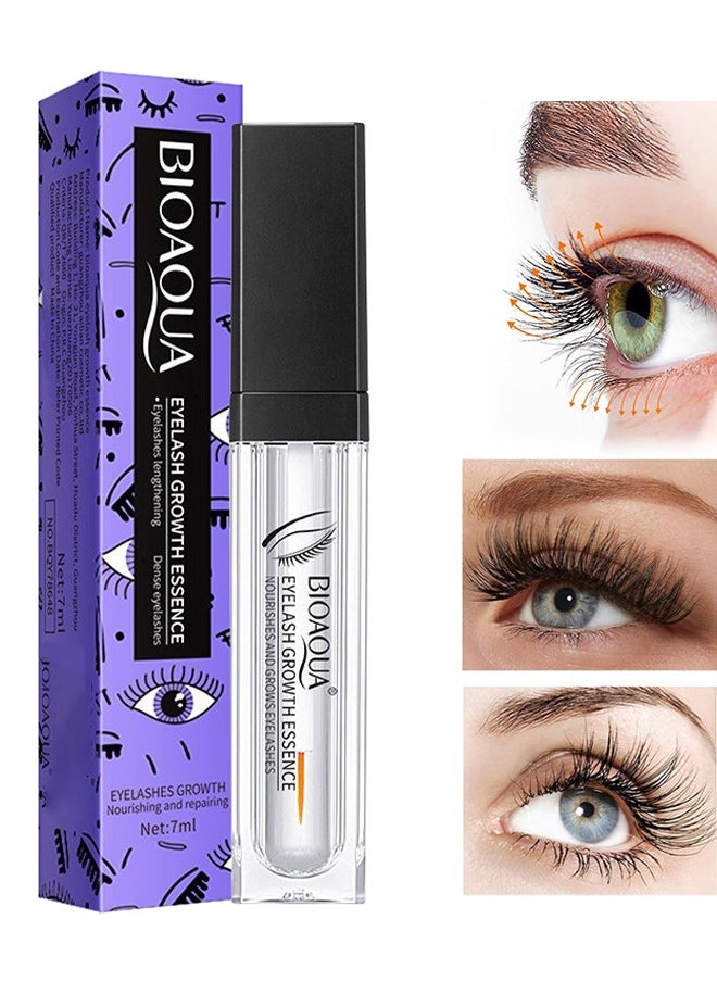 BIOAQUA - Eyelash Growth Essence, Fuller And Longer Looking Lashes Lash Enhancing Serum For Natural Lashes Or Lash Extensions And Brows, Vegan And Cruelty-Free 7ML - Image 1