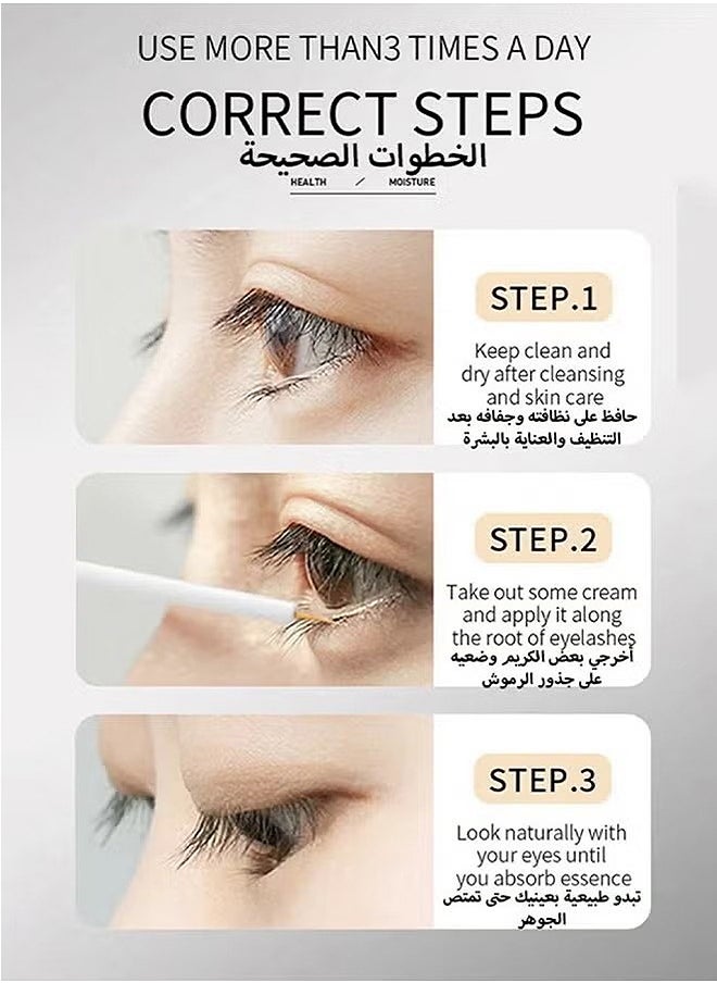 BIOAQUA - Eyelash Growth Essence, Fuller And Longer Looking Lashes Lash Enhancing Serum For Natural Lashes Or Lash Extensions And Brows, Vegan And Cruelty-Free 7ML - Image 1