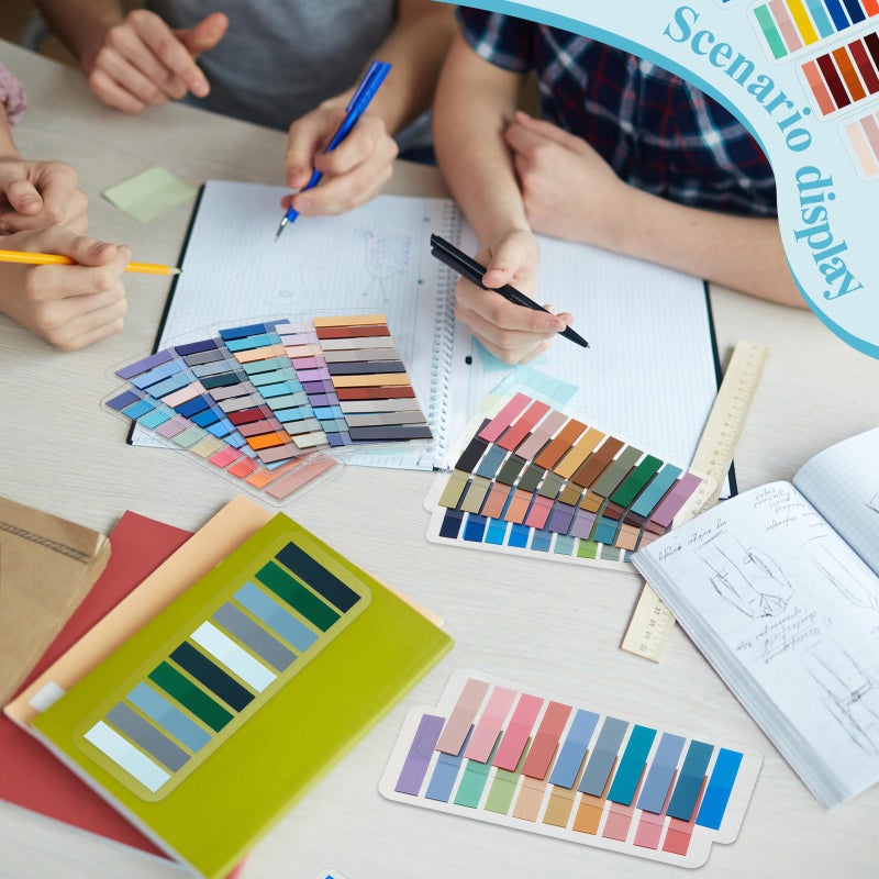 ReliThick 8000 Pcs Writable Sticky Tabs, 40 Colors Book Notes for Annotating Books, Self-Adhesive Index Tabs for Bible, Planner, Notebook, School & Office Supplies - Image 5