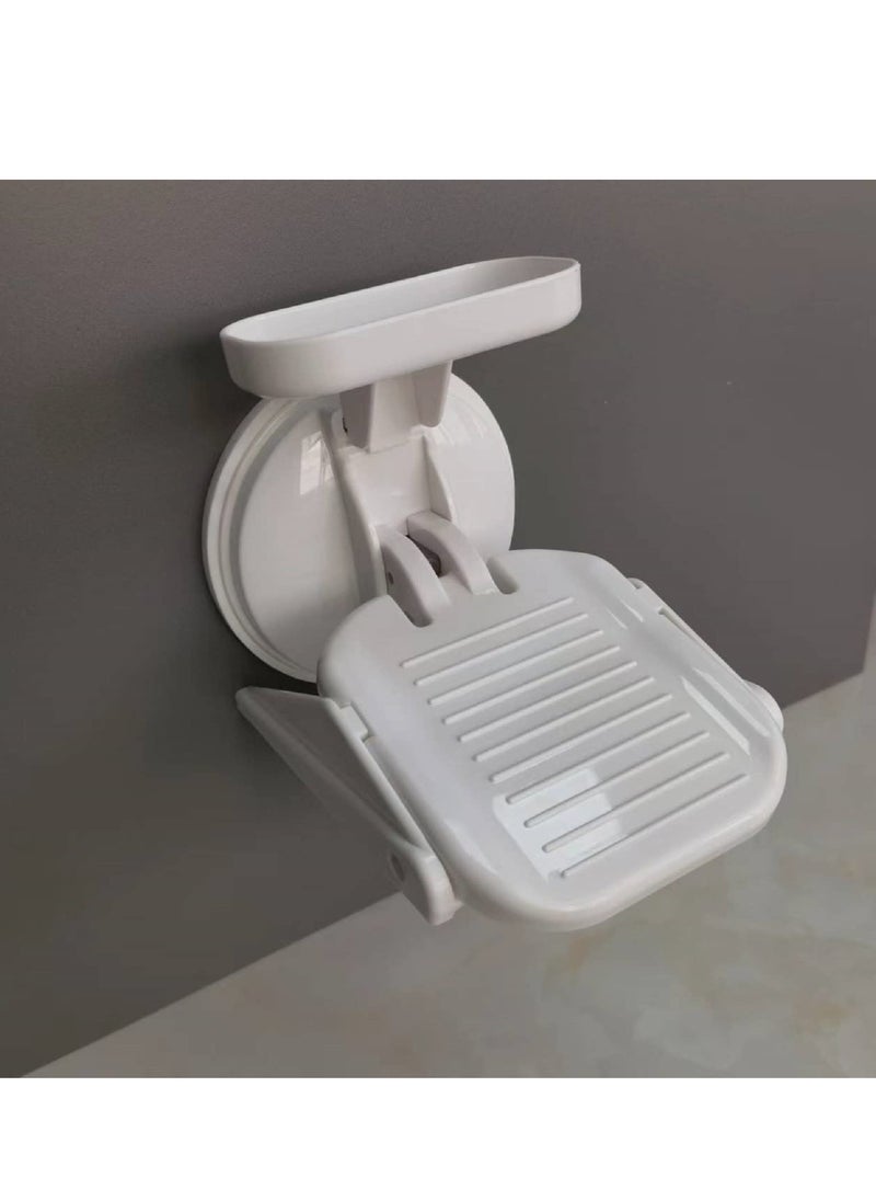 SYOSI - Shower Foot Rest, No Drilling is Needed Non-Slip Bathroom Pedal with Powerful Suction Cup Shower Shaving Leg Aid, Foot Stand for Inside Shower - Image 1