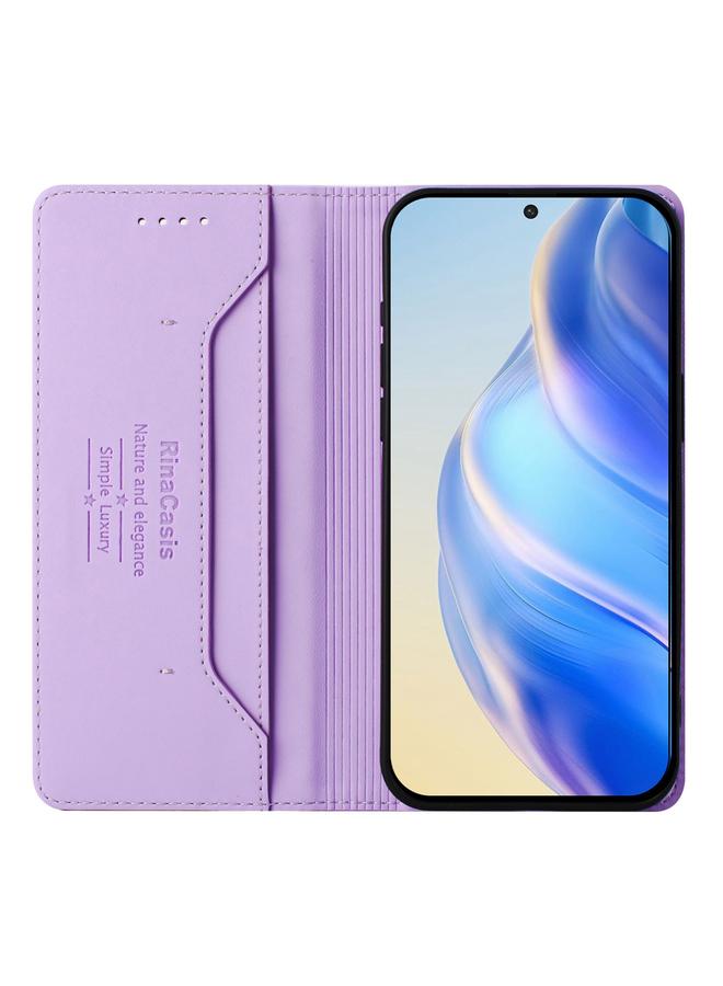 S-TOP Case For HTC U24 Pro RC01 Dual-Folded Magnetic Suction RFID Leather Phone Case - Image 3