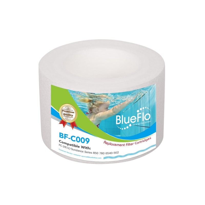 BLUEFLO BLUEFLO Hot Tub Filter Replaces Sundance 6540-502, Series 850 780, Filbur FC-2812, PSD25-6, Darlly PP2002, 5" x  - Image 1