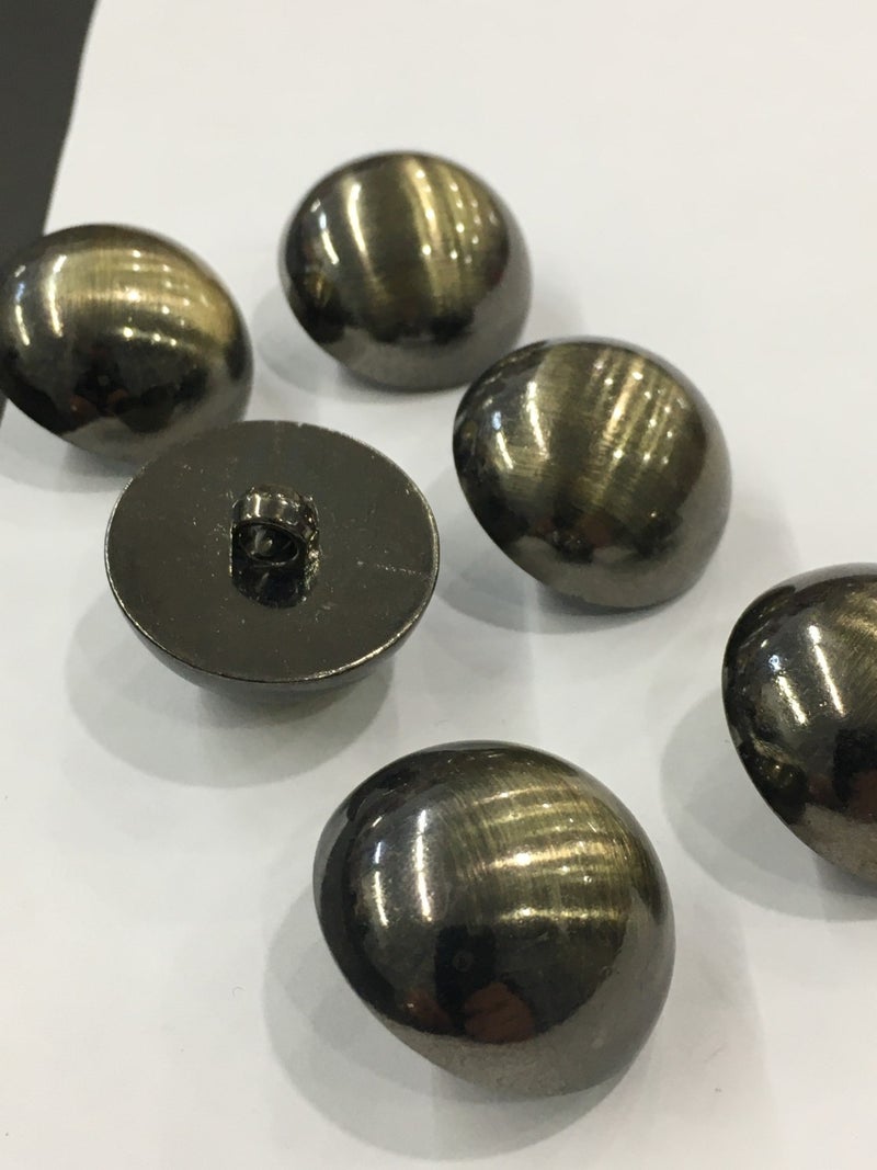 Karan Tuhafiye Karan Haberdashery Metallized Trench Coat Button Set of 6 Oxide - Image 3