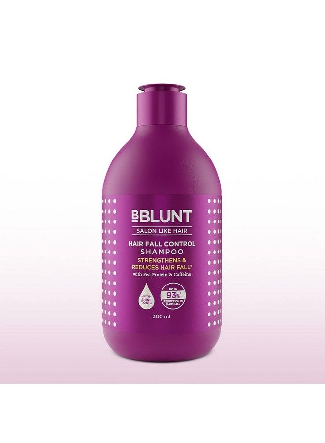 BBLUNT Hair Fall Control Shampoo With Pea Protein & Caffeine For Stronger Hair 300 Ml - Image 2