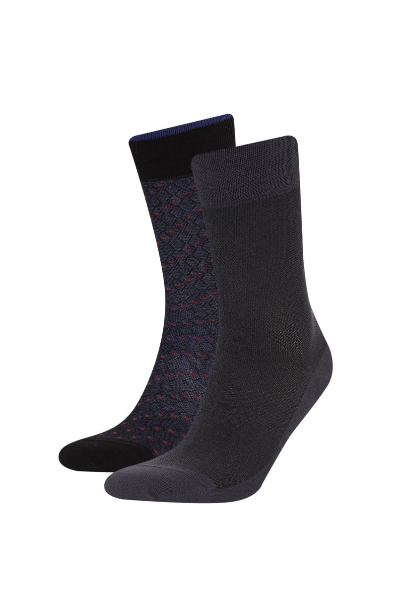 DeFacto Boy Seamless 2 Piece Cotton Long Socks - Image 1