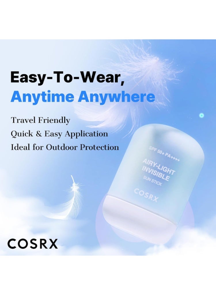 COSRX Airy-Light Invisible Sun Stick for Lightweight SPF Protection, Clear Finish & Korean Skincare COSRX Airy-Light Invisible Sun Stick for Lightweight SPF Protection, Clear Finish & Korean Skincareml - Image 4