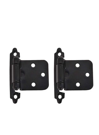 1/2 Inch Overlay Cabinet Door Hinges, Flush Cabinet Hinges, 2 Pack Matte - pzsku/ZA86C4583D611ABAE2A5CZ/45/_/1725524495/a1f552f5-18e2-4195-8f4d-1c69c320271d