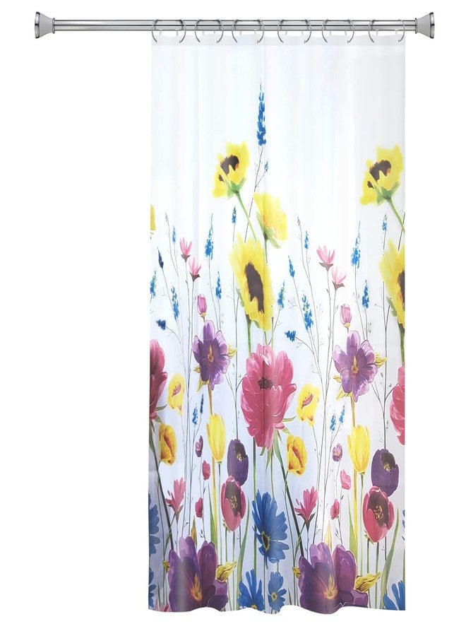 Splash Home Prisma Design Polyester Shower Curtain, For Bathroom and Bathtub Curtains, Lightweight Washable Cloth & Water-Resistant, 70W x 72H Inch - Image 1
