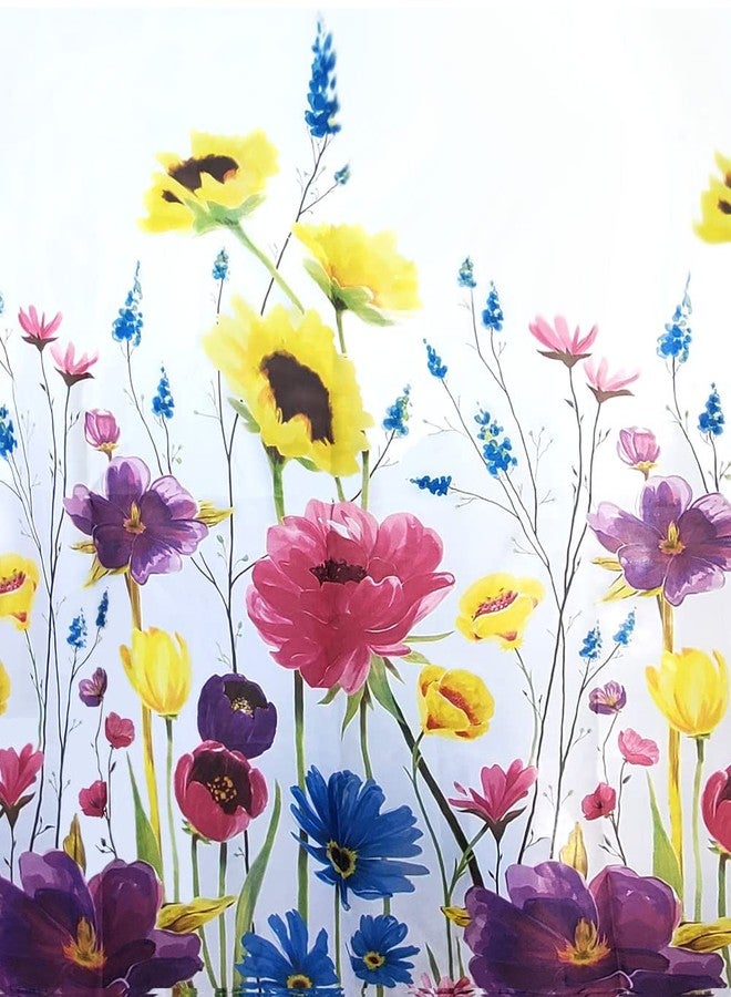 Splash Home Prisma Design Polyester Shower Curtain, For Bathroom and Bathtub Curtains, Lightweight Washable Cloth & Water-Resistant, 70W x 72H Inch - Image 4