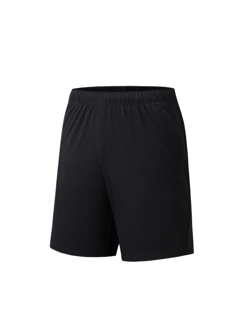 ANTA Men's Knit Half Pants Black-CROSS TRAINING - Image 1