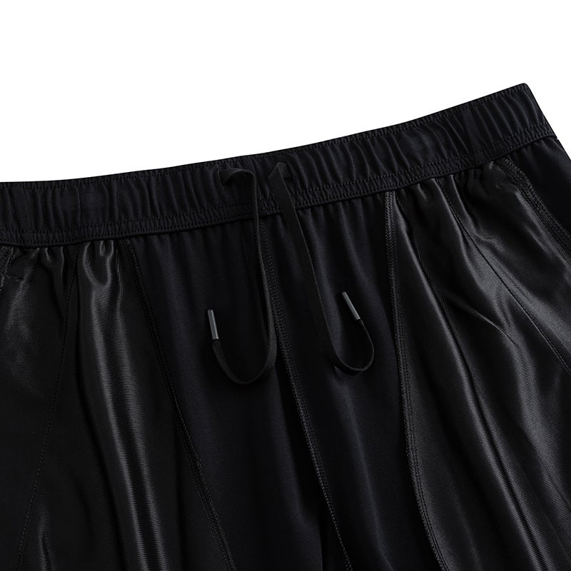 ANTA Men's Knit Half Pants Black-CROSS TRAINING - Image 3