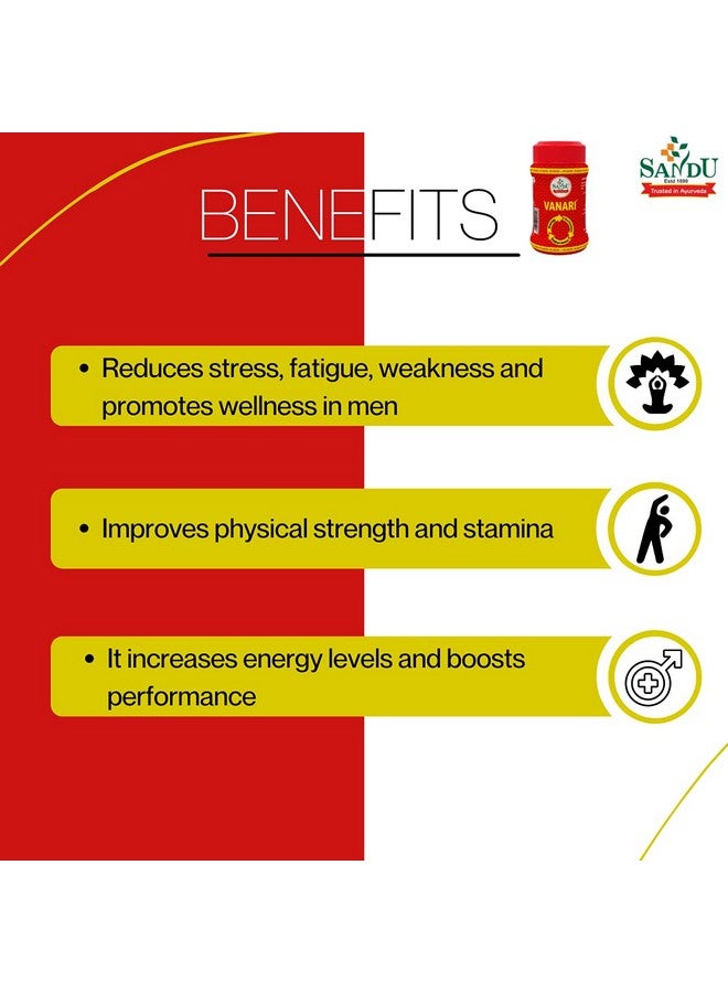 Sandu Vanari Kalpa� | Ayurvedic Herbal Medicine for Men Health | Improve Strength | (200 g) - Image 5