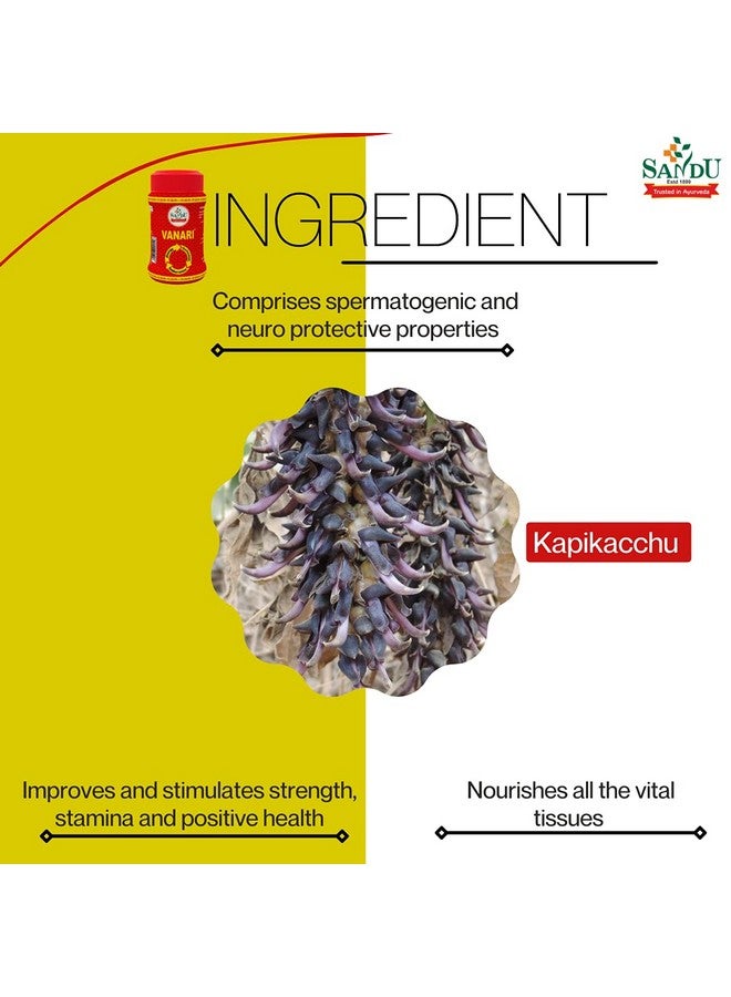 Sandu Vanari Kalpa� | Ayurvedic Herbal Medicine for Men Health | Improve Strength | (200 g) - Image 4