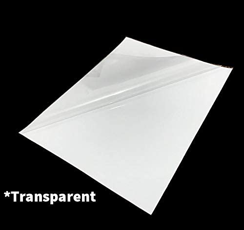 Crazy Sutra PVC Transparent Sticker Paper Clear Sheets for Laser Printer A4 Size Self Adhesive Label Sheet for PVC Stickers for Clear Labels (Laser Printer)-10 Sheets,10 Labels - Image 3