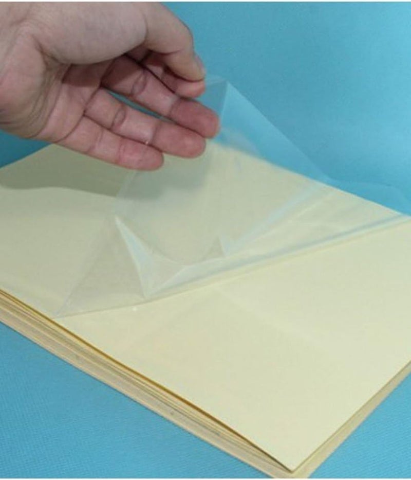 Crazy Sutra PVC Transparent Sticker Paper Clear Sheets for Laser Printer A4 Size Self Adhesive Label Sheet for PVC Stickers for Clear Labels (Laser Printer)-10 Sheets,10 Labels - Image 2