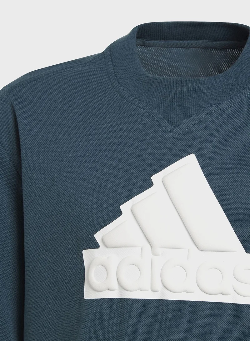Adidas Future Icons Logo Piqué T-Shirt