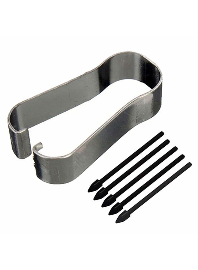 Bestdealing 5 Piece Galaxy S21 Ultra Pen Tip S7 FE Stylus Tips Replacement Tab S6 Lite S7 Pen Tips Nib with Tweezer for Samsung Galaxy S22 Ultra 5G Pen Tip Repair Tab S7+ Stylus S Pen Tips (No Pen) (Black) - Image 1