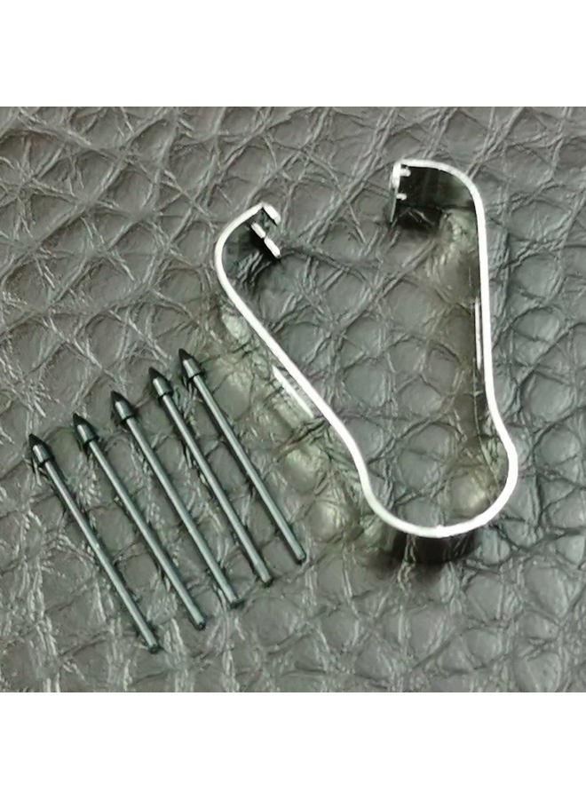 Bestdealing 5 Piece Galaxy S21 Ultra Pen Tip S7 FE Stylus Tips Replacement Tab S6 Lite S7 Pen Tips Nib with Tweezer for Samsung Galaxy S22 Ultra 5G Pen Tip Repair Tab S7+ Stylus S Pen Tips (No Pen) (Black) - Image 4