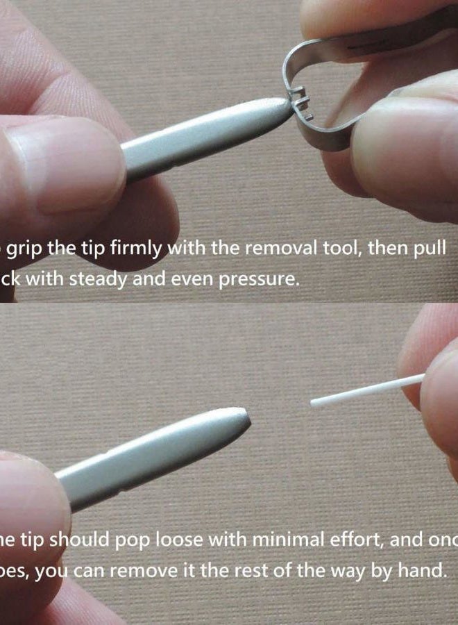 Bestdealing 5 Piece Galaxy S21 Ultra Pen Tip S7 FE Stylus Tips Replacement Tab S6 Lite S7 Pen Tips Nib with Tweezer for Samsung Galaxy S22 Ultra 5G Pen Tip Repair Tab S7+ Stylus S Pen Tips (No Pen) (Black) - Image 2