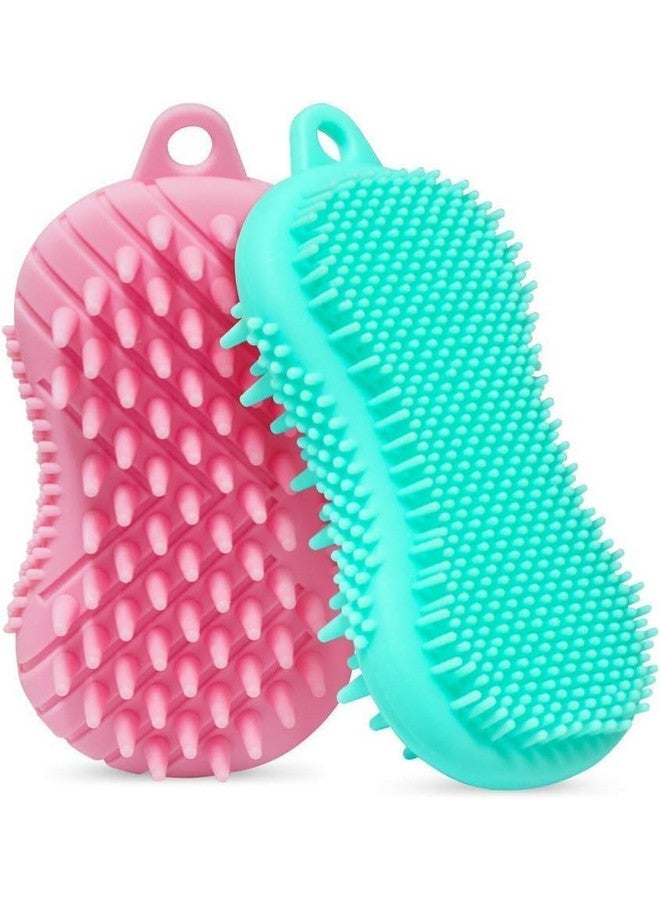 Cyrox Silicone Body Scrubber Shower Bath Wash Brush Gentle Exfoliating Scrub Cleansing Loofah for Women Men Baby Sensitive Skin, Easy to Clean (1Pcs) - Image 1