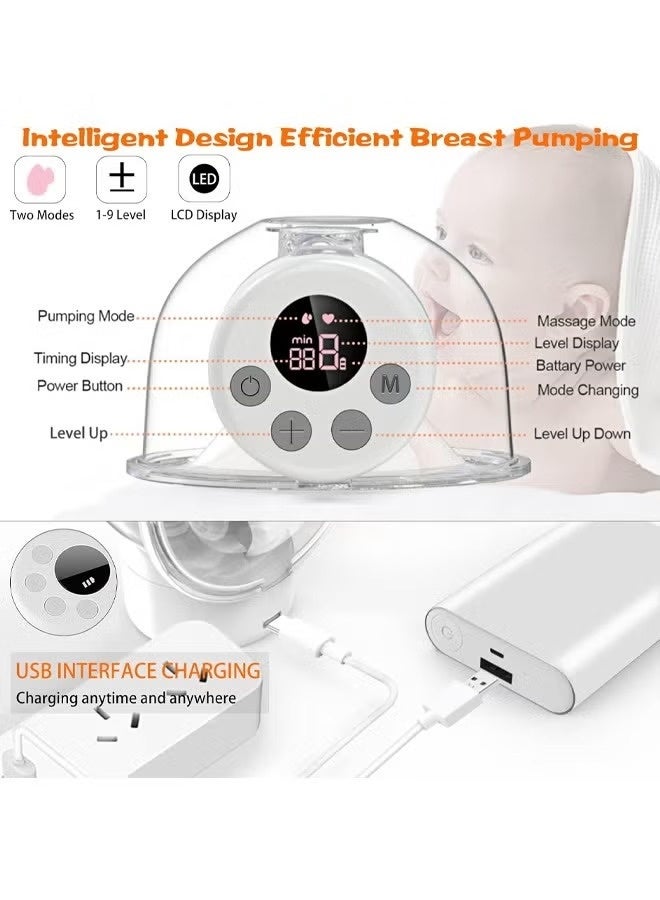 كادي ون المضخة الكهربائية القابلة للارتداء للسيدات بدون استخدام اليدين,مضخة الثدي الكهربائية بدون استخدام اليدين,شفاط حليب شفاطة حليب الثدي الالكترونية,جهاز شفط الحليب الكهربائي - Image 5