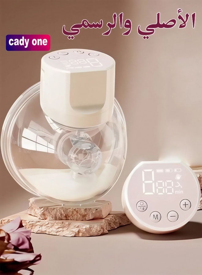 Cady One Portable Hands Free Ergonomic Electric Breast Pump With LCD Display BPA Free 2 Modes 9 Levels - Image 1