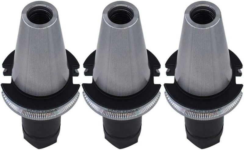findmall 3Pcs CAT40 Tool Holder ER20 Collet Chuck Set length 4"/100mm Chuck Tool Holder Set Mill Holder for CNC Engraving Machine Milling Lathe(CAT40-ER20-100) - Image 3