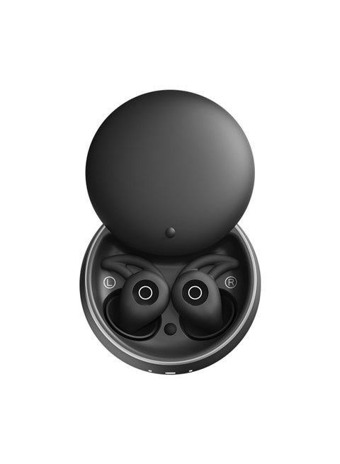 Invisible Sleep Headphones, Noise Blocking Bluetooth Headset, Compact Design for Side Sleepers, Immersive Audio Spatialized Sound (Black)