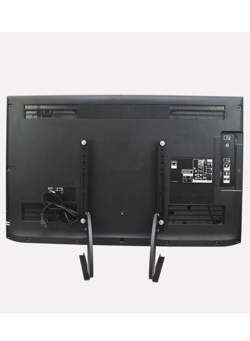 ELTRAZONE Universal Table Top Pedestal Mount TV Stand - Fits 26-43in Flat Screen - Image 3