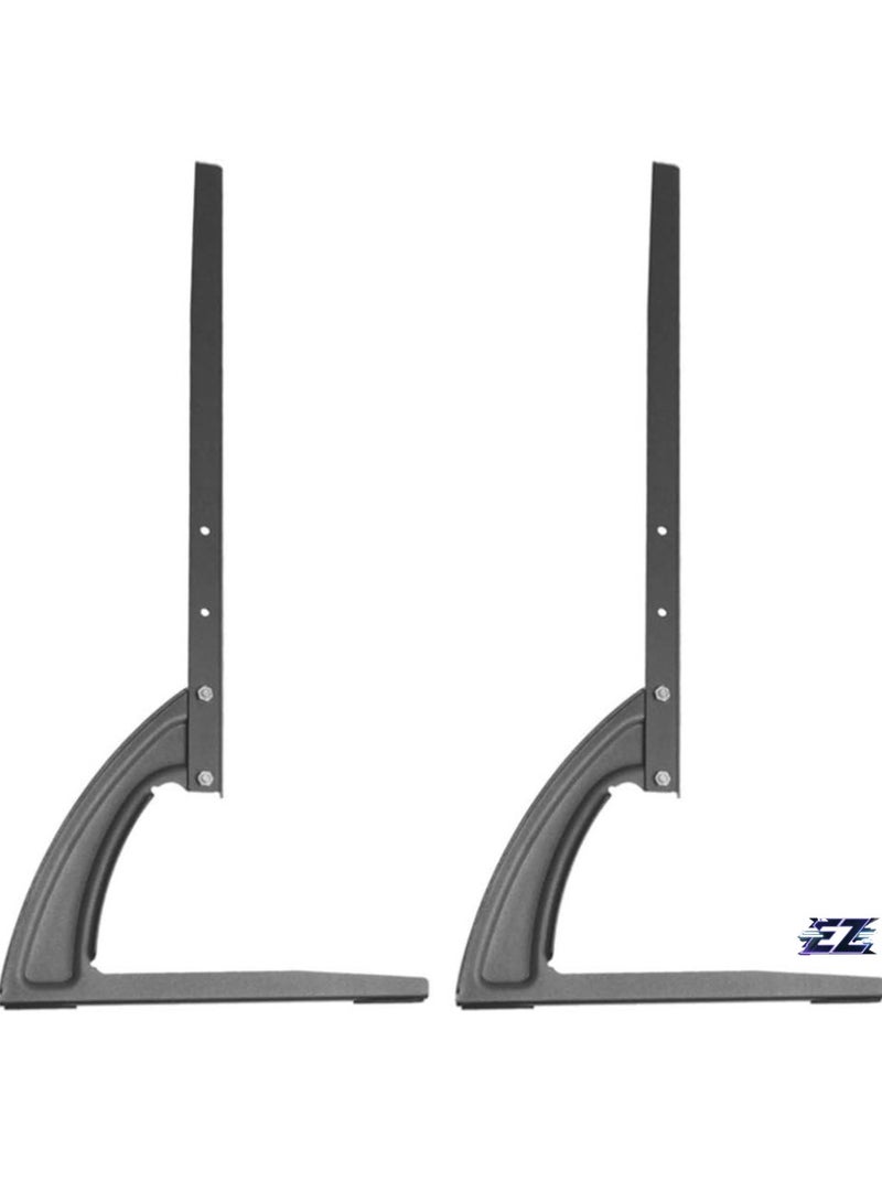 ELTRAZONE Universal Table Top Pedestal Mount TV Stand - Fits 26-43in Flat Screen - Image 1